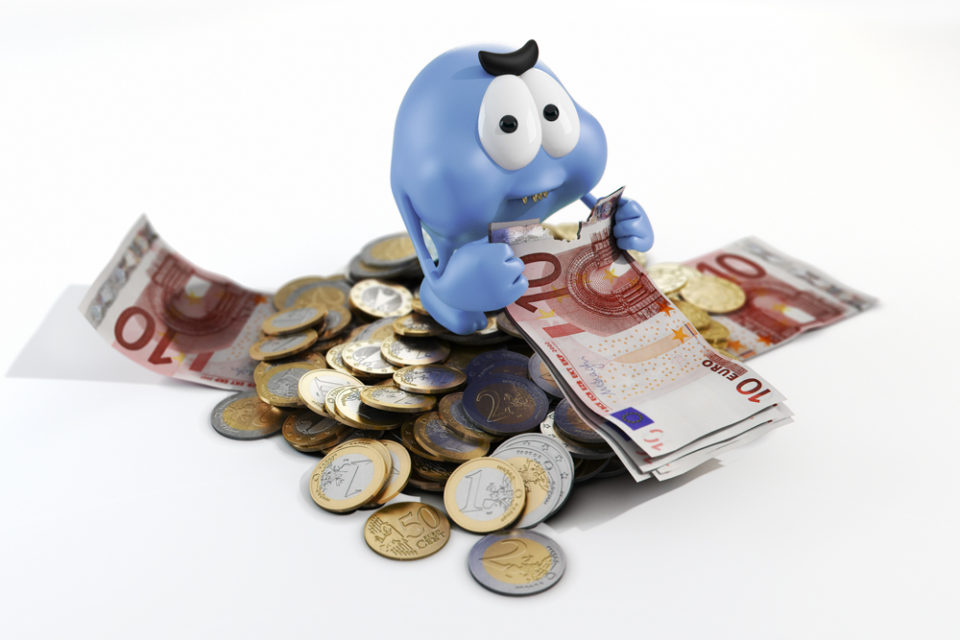 Geldfresser Blau 1000px