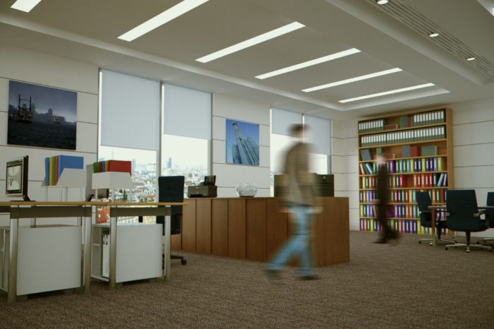 Die ergonomische Einrichtung von Büros erleichtert den Bürotag