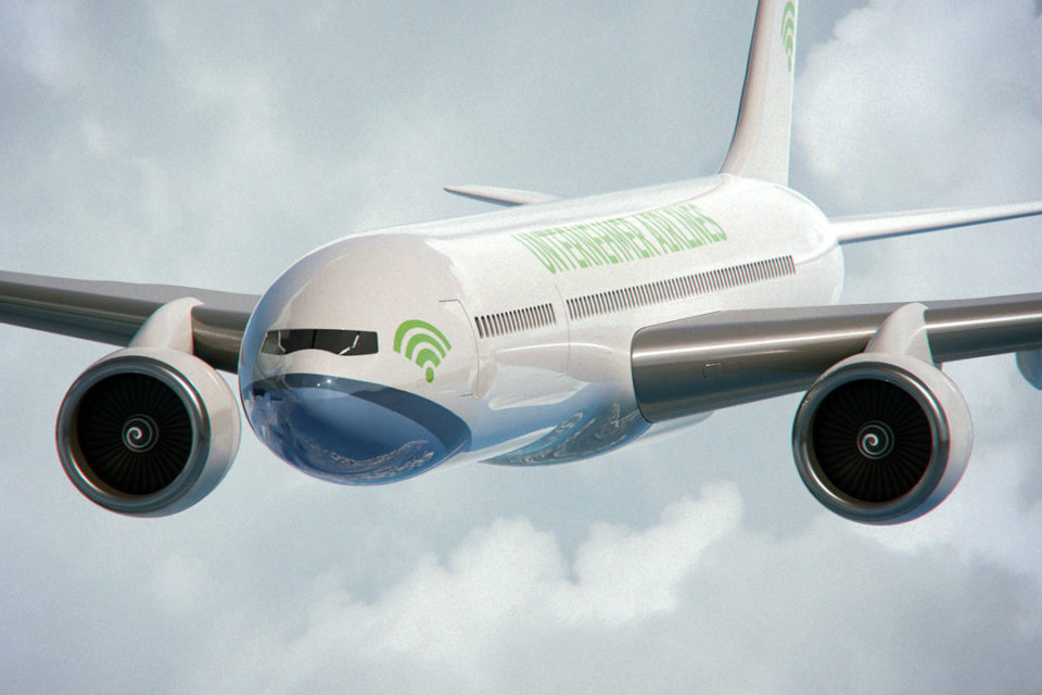 internet im flugzeug