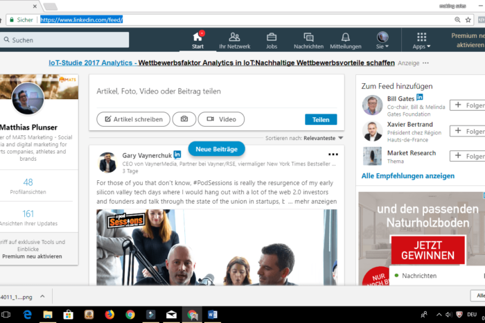 Personal Branding auf LinkedIn