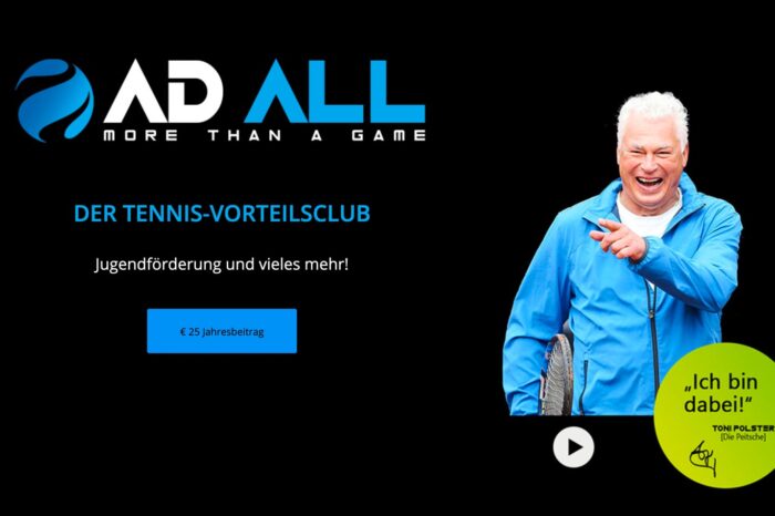 Tennis-Vorteilsclub AD ALL startet: Talenteförderung mit Wolfgang Thiem