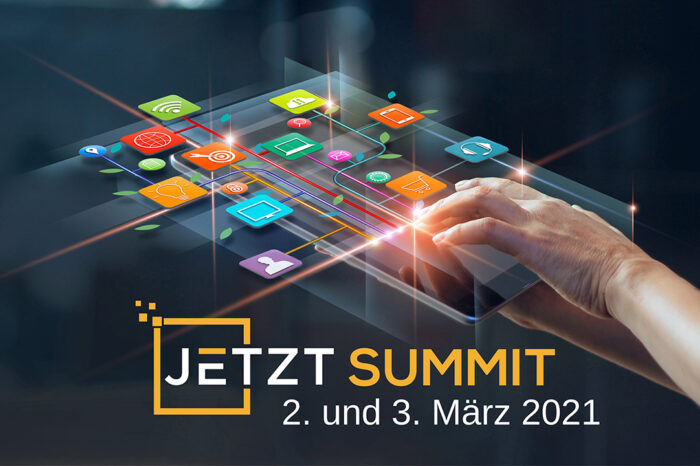 JETZT SUMMIT: Virtuelle Digital-Marketing-Konferenz mit absoluten Top-Brands