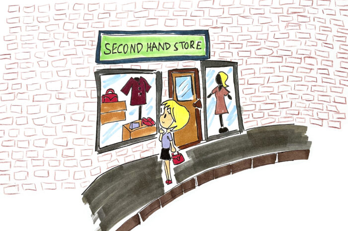 Eine zweite Chance für Kleidungsstücke