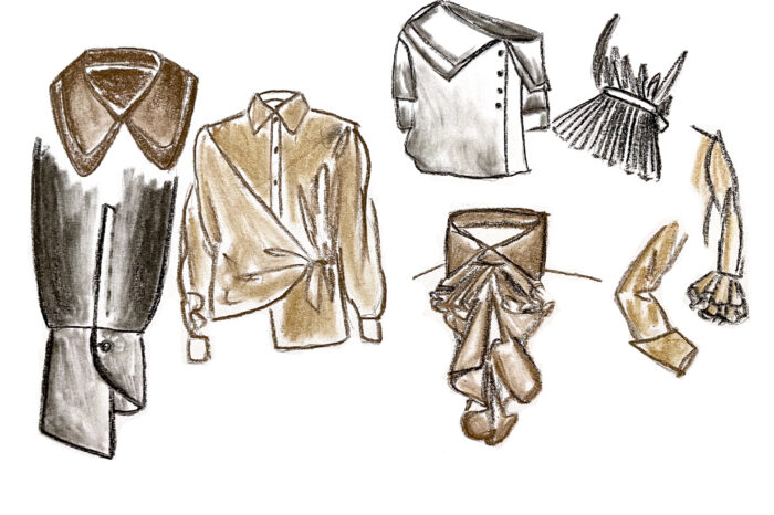 Ein Klassiker -  die weiße Bluse