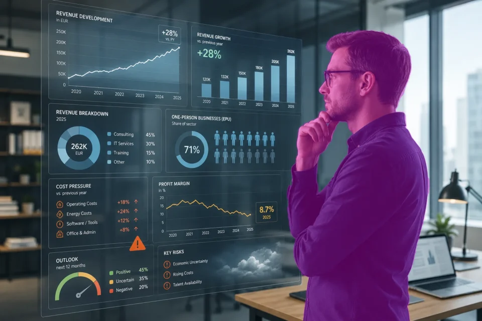 KMU-Forschung: Studie zur Sparte Information und Consulting – Wachstum ja, Entspannung nein