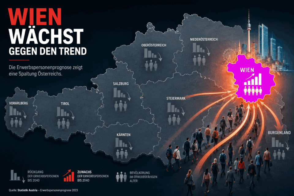 Demografie – Teil 5: Wien ist völlig anders – das einzige dynamische Bundesland