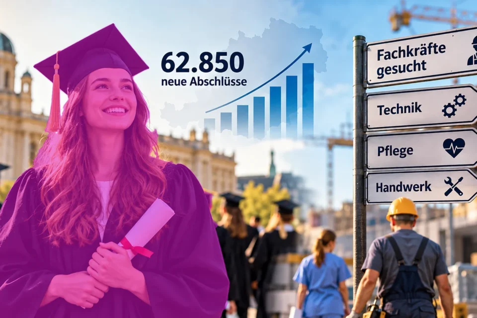 62.850 neue Hochschulabschlüsse – und trotzdem fehlen die Fachkräfte